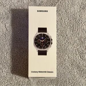 Samsung Galaxy Watch8 Classic SM-L500 46mm Black GPS+LTE Unlocked, SHIP NEXT DAY